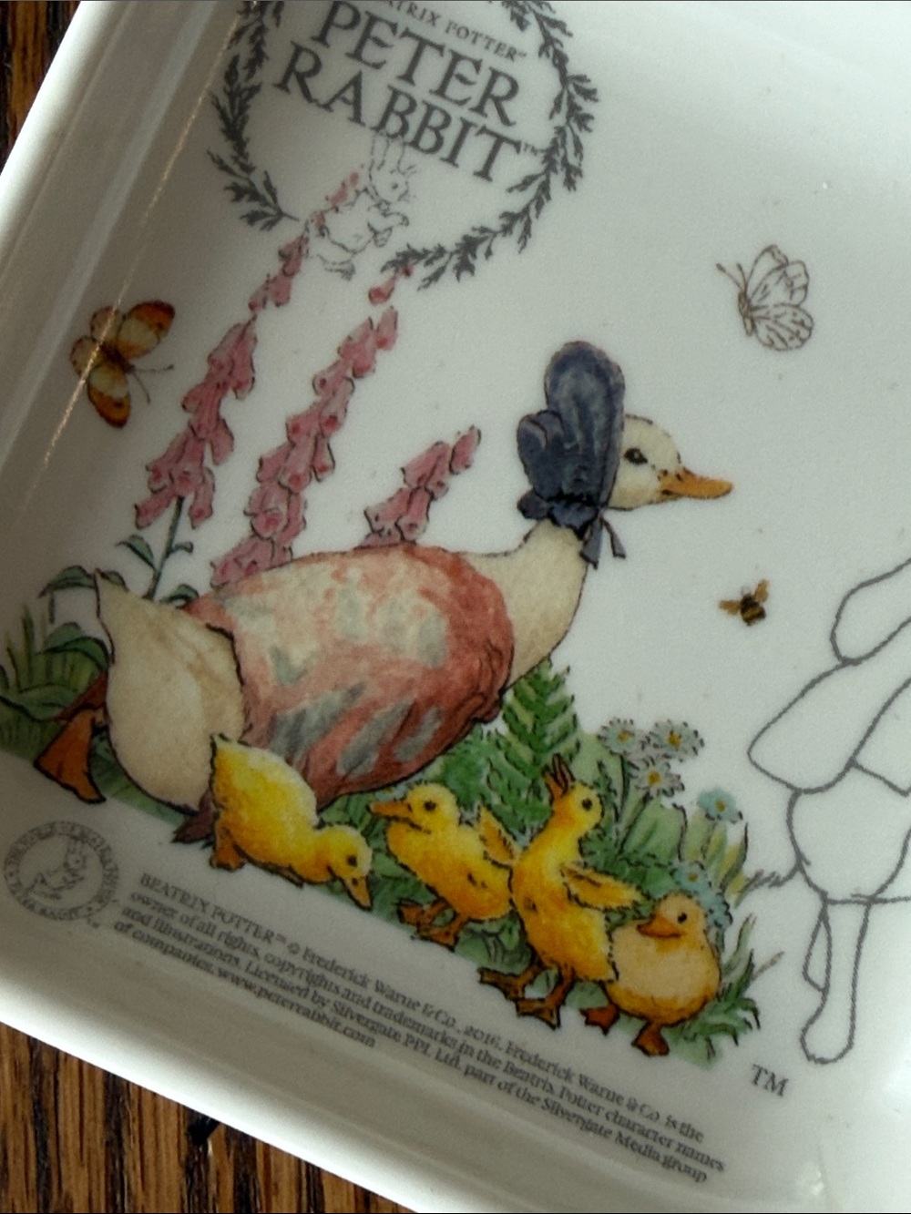 Beatrix Potter Peter Rabbit Mini Melamine Accessory Organizing Tray - Picture 4 of 6